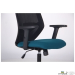 Крісло Lead Black HR сидіння SM 2328/спинка Сітка HY-100 чорна