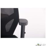 Кресло Lead Black HR сиденье Нест-01 черная/спинка Сетка SL-00 черная