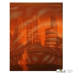 Кресло Аэро CF хром сиденье Сетка черная, Zeus 045 Orange/спинка Сетка оранж-Skyline