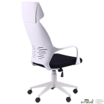 Кресло Concept белый, тк.черный