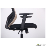 Кресло Lead Black HR сиденье Нест-01 черная/спинка Сетка SL-02 беж