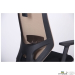 Кресло Lead Black HR сиденье Нест-01 черная/спинка Сетка SL-02 беж