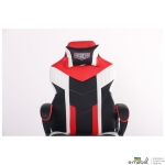 Крісло VR Racer Dexter Hook чорний/червоний