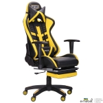 Кресло VR Racer BattleBee черный/желтый