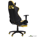 Кресло VR Racer BattleBee черный/желтый