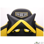 Кресло VR Racer BattleBee черный/желтый