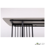 Обідній стіл Fellon black/ceramics Carrara bianco
