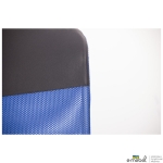 Кресло Ultra сиденье А-1/спинка Сетка синяя, вставка Скаден черный