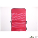 Кресло Ultra Хром сиденье А-1/спинка Сетка красная, вставка Скаден черный