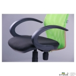 Кресло Oxi/АМФ-5 сиденье А-01/спинка Сетка салатовая