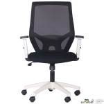 Кресло Lead White сиденье Нест-01 черная/спинка Сетка HY-100 черная