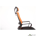 Кресло Matrix HR сиденье Сидней 07/спинка Сетка Line-07 оранж