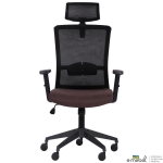 Кресло Uran Black HR сиденье Сидней-26/спинка Сетка SL-00 черная