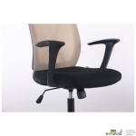 Кресло Nickel Black сиденье Нест-01 черная/спинка Сетка SL-02 беж