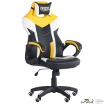 Кресло VR Racer Dexter Jolt черный/желтый