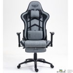 Кресло VR Racer Textile Craft серый/черный