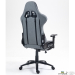 Кресло VR Racer Textile Craft серый/черный