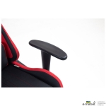 Крісло VR Racer Textile Craft чорний/червоний