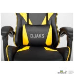 Крісло VR Racer Dexter Djaks чорний/жовтий