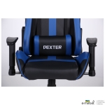 Кресло VR Racer Dexter Slag черный/синий