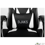 Крісло VR Racer Dexter Djaks чорний/білий