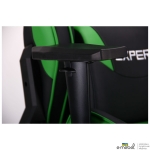 Кресло VR Racer Expert Champion черный/зеленый