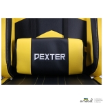 Кресло VR Racer Dexter Megatron черный/желтый