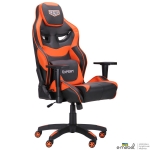 Кресло VR Racer Expert Genius черный/оранжевый
