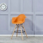 Стул барный высокий оранжевый Тауэр Вуд Eames