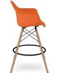 Стул барный высокий оранжевый Тауэр Вуд Eames