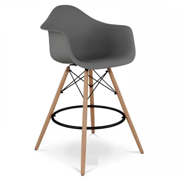 Стілець барний високий Тауер Вуд Eames