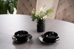 Обідній набір. Керамічний стіл PORTO CERAMIC 120(160)*120 + 4 стільці CHARLIE