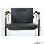 Стул Самба хром орех WAX Black Grey без канта