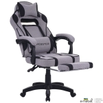 Кресло геймерское VR Racer Textile Webster Cерый/черный