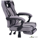 Кресло геймерское VR Racer Textile Webster Cерый/черный