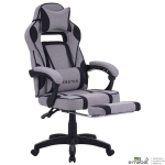 Кресло геймерское VR Racer Textile Webster Cерый/черный