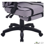 Кресло геймерское VR Racer Textile Webster Cерый/черный