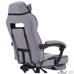 Кресло геймерское VR Racer Textile Webster Cерый/черный