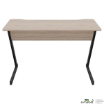 Стол компьютерный Dexter DX1200 (1200х600х750Н) черный графит/Дуб Сонома