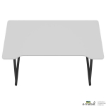 Стол компьютерный Dexter DX1200 (1200х600х750Н) черный графит/Белый
