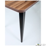 Стол Cherry 1200 (1200х670хН770) черный графит/Дуб Ливорно