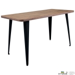 Стол Cherry 1200 (1200х670хН770) черный графит/Дуб Ливорно