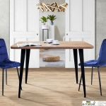 Стол Cherry 1200 (1200х670хН770) черный графит/Дуб Ливорно
