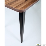 Стіл Cherry 1400 (1380х670хН770) чорний графіт / Дуб Ліворно