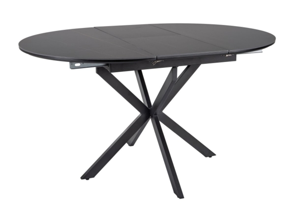Стіл GASTON CERAMIC 100(135)*100 чорний