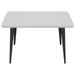 Стол Cherry 1200 (1200х670хН770) черный графит/Белый