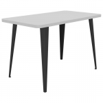 Стол Cherry 1200 (1200х670хН770) черный графит/Белый