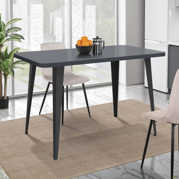 СТОЛ CHERRY 1200 (1200Х670ХН770) ЧЕРНЫЙ ГРАФИТ/АНТРАЦИТ