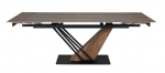 Стол GENESIS LEGNO 180(240)*90 дуб/черный/дуб