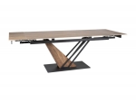 Стол GENESIS LEGNO 180(240)*90 дуб/черный/дуб